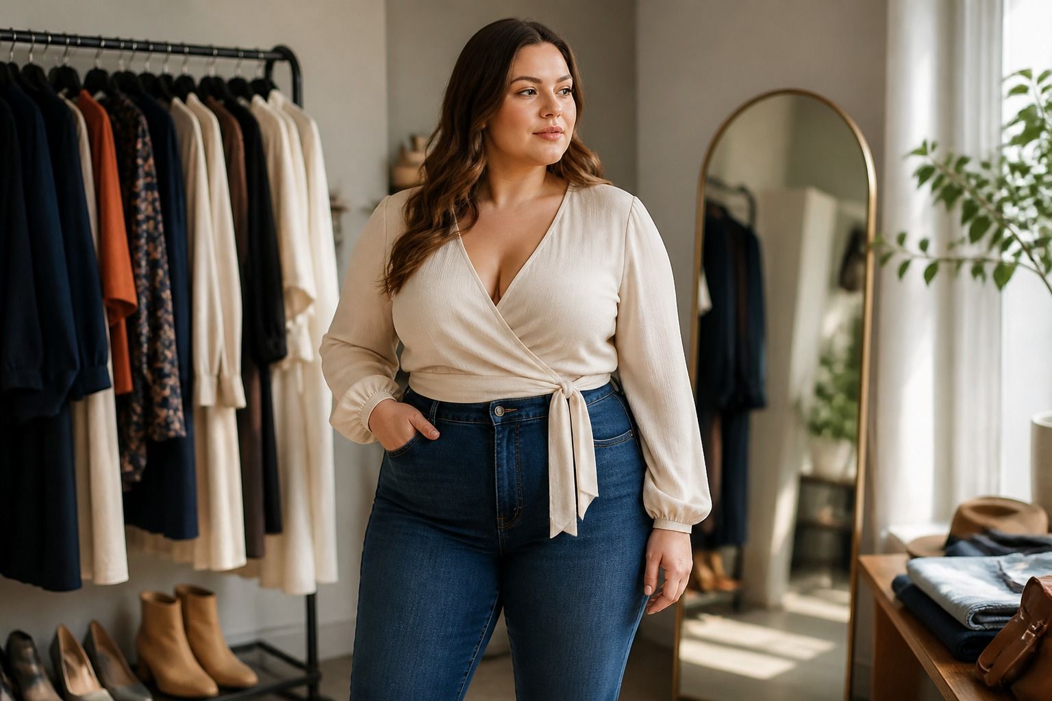 Practical outfit ideas for a pear body shape